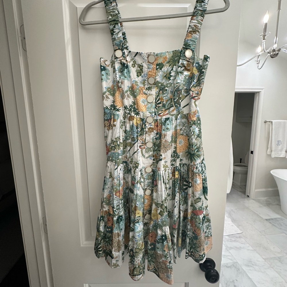 Floral Sundress with Button Detail